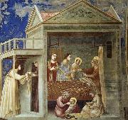GIOTTO di Bondone The Birth of the Virgin oil painting reproduction